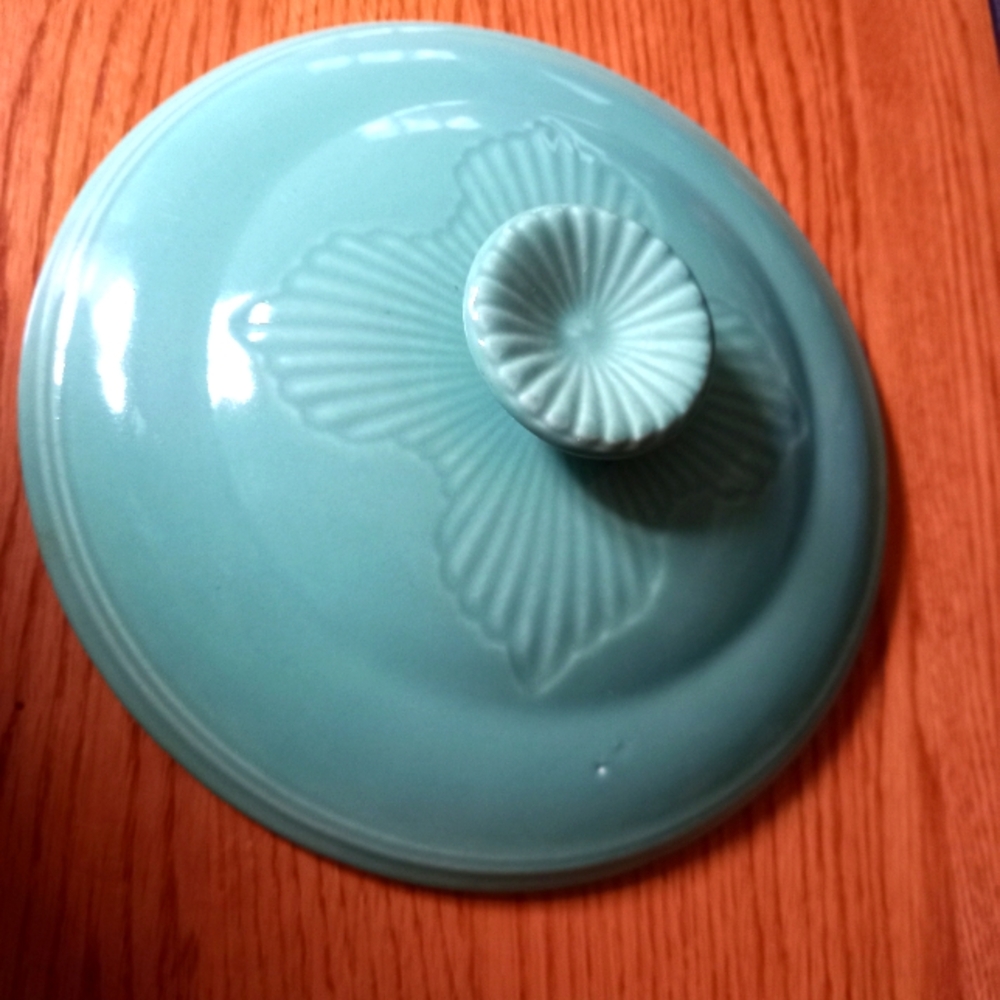 Vintage Sea Mist Green Fiestaware lid only
